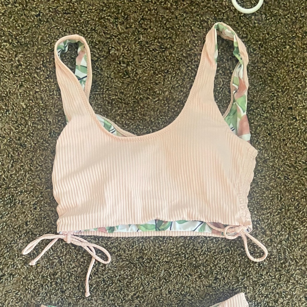 Cupshe swim suit, reversible